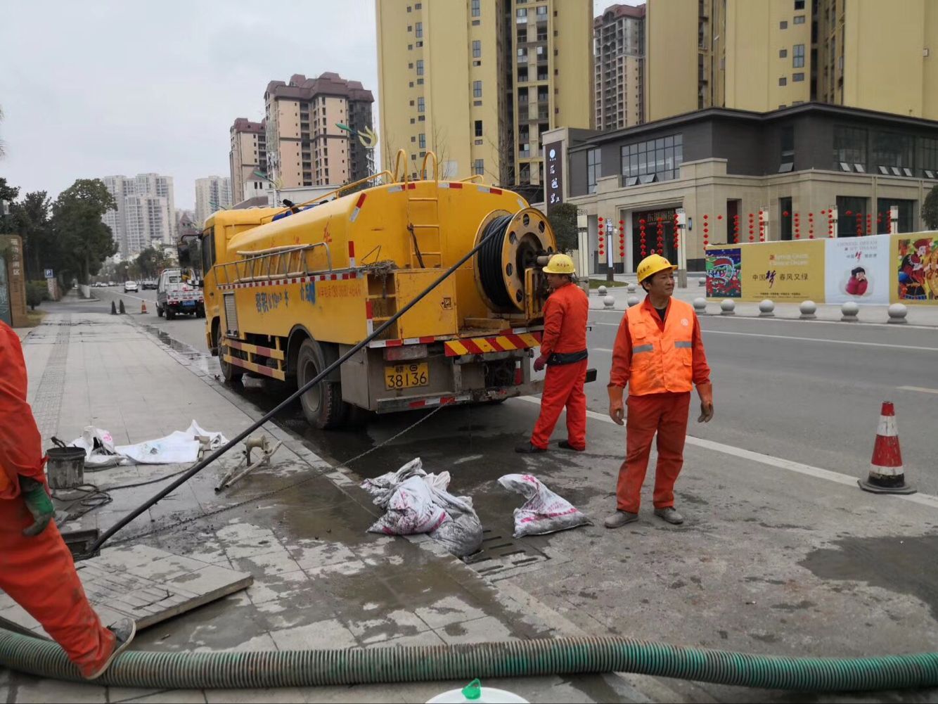 张家界排污管道清淤-管道清洗